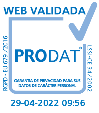 Web validada por PRODAT