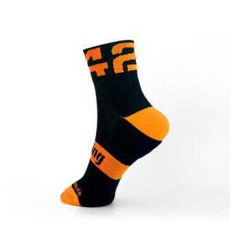 Technical sock 42K MAKALU black-fluor orange