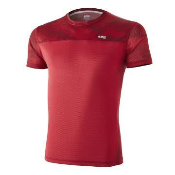 Unisex technical t-shirt 42K MIMET HEXAGON Ruby Red