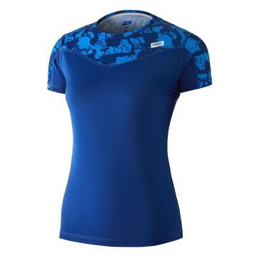 camiseta técnica feminina 42K ARES Azul Imperial