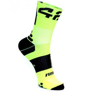 Technical sock 42K ETNA 18cm fluorescent yellow
