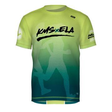 Camiseta running tejido reciclado unisex KMSXELA 2023