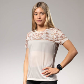 Camiseta running mujer ARMY Desert Sand