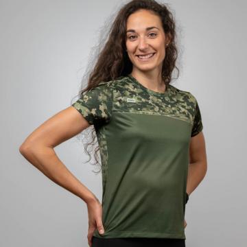 Camisola de running mulher ARMY Viper Green