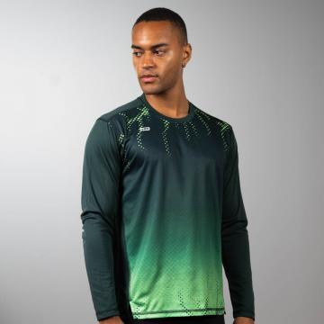 Camisola de running de manga comprida IGNITE Green