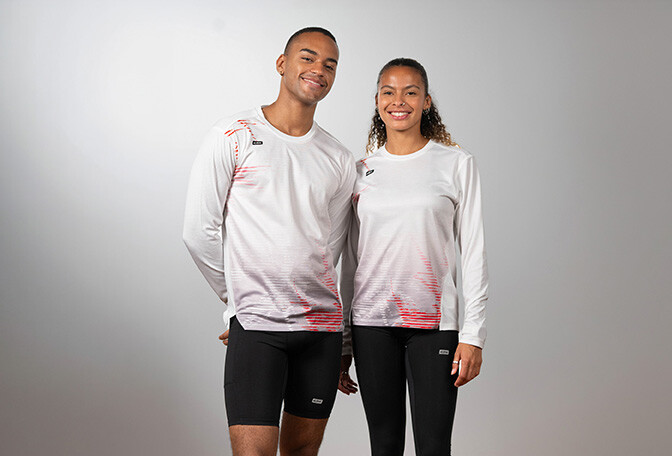 La colección IGNITE son camisetas técnicas de manga larga para running