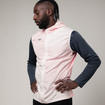 Chaleco cortavientos running GLIDE Orange unisex