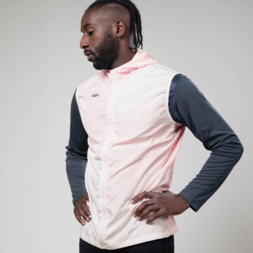Chaleco cortavientos running GLIDE Orange unisex